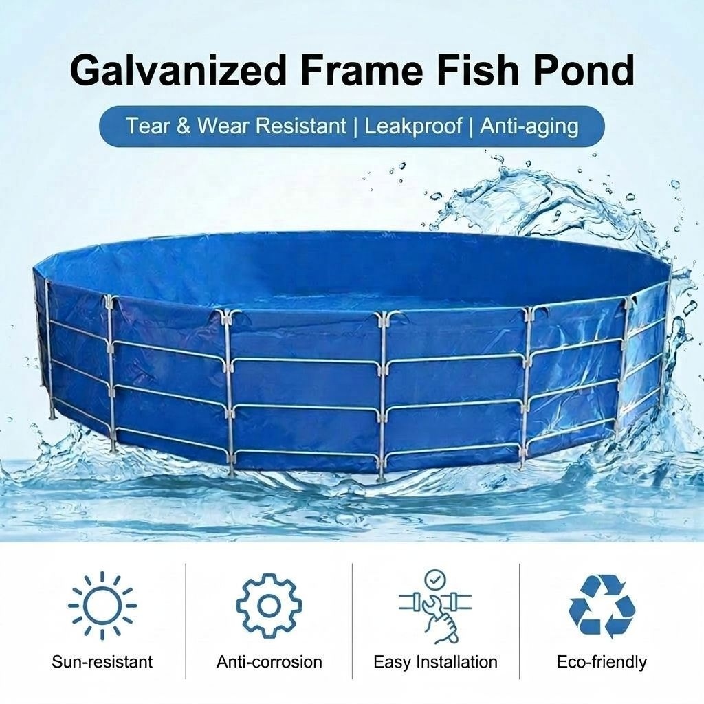 Farm Pond Liner - Sprzęt do akwakultury, rama z wytrzymałej