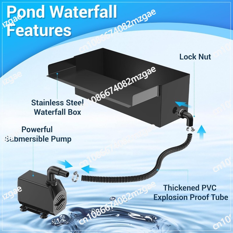 Fish Pond Aerator - Filtr do oczka wodnego i aerator