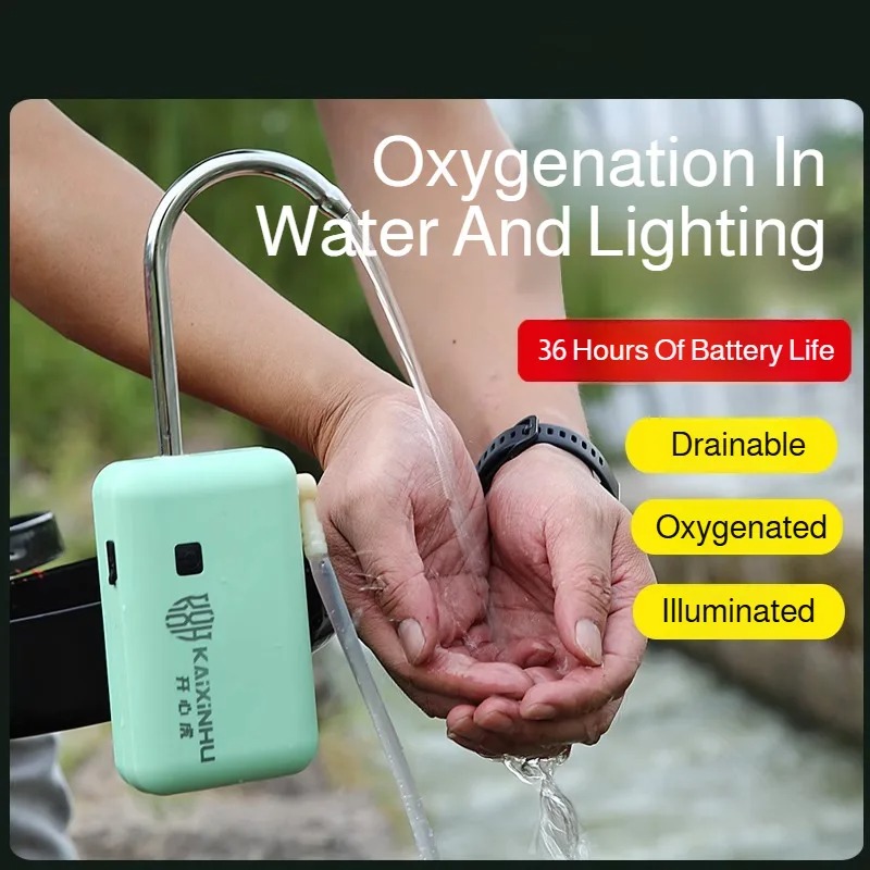 Fish Pond Aerator - Przenośna, elektryczna pompka tlenowa do wędkowania