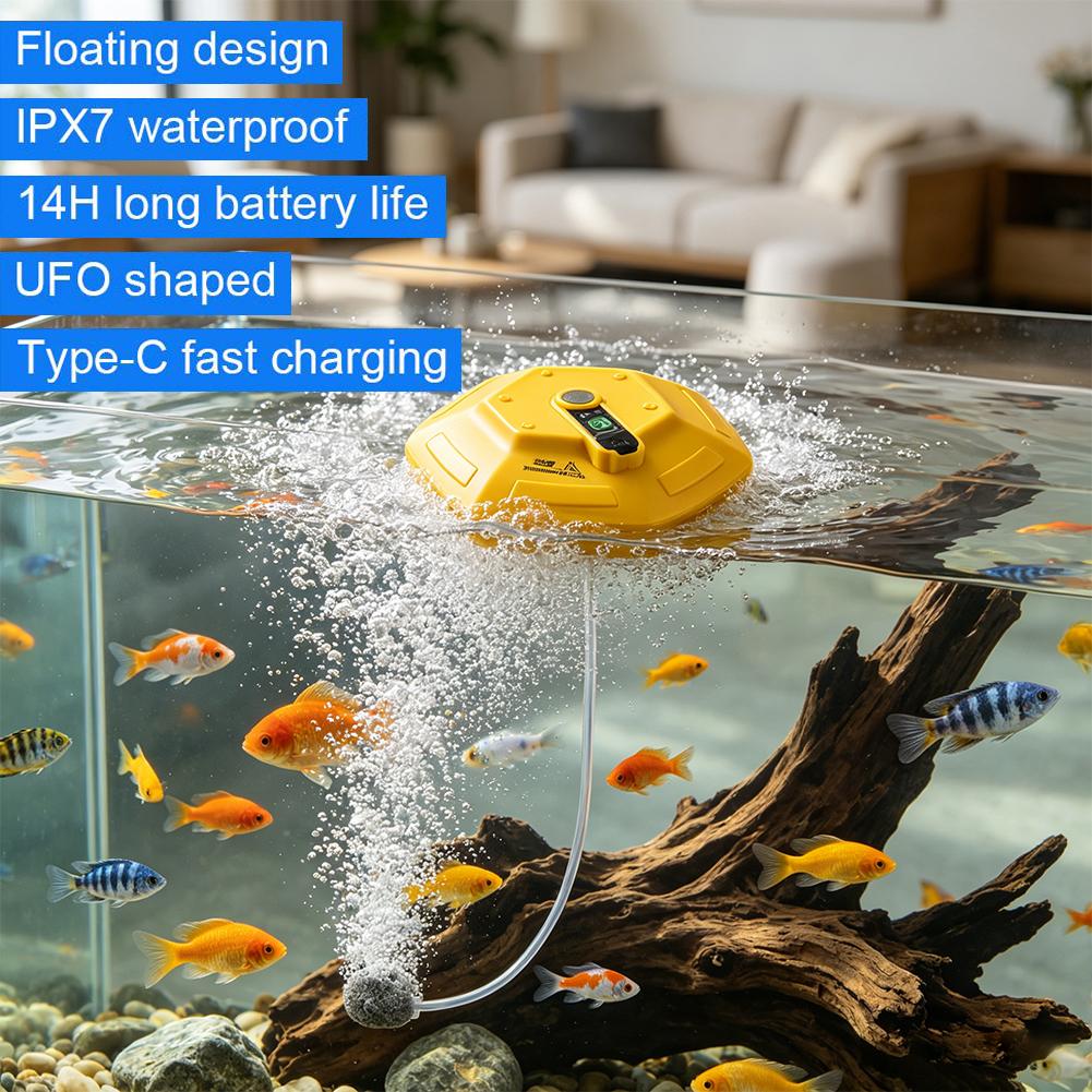 Przenośna Pływająca Pompa Tlen – Fish Pond Aerator recenzja i cena